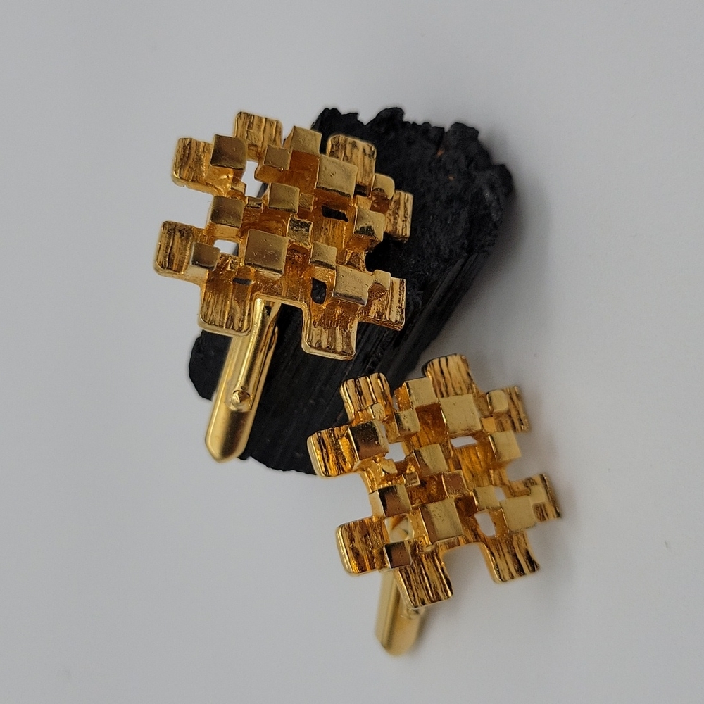 Men's Cufflinks in gold tone